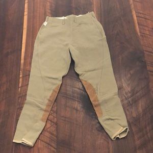 Tan vintage Tailored Sportsman riding breeches